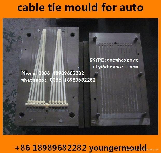 nylon cable zip tie injection mould for auto car automobile  parts component 