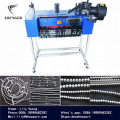 plastic blinds curtain rosary round ball chain mould machine machinery 