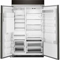 Brand New KitchenAid KBSD608EBS Built-in Side-by-Side Refrigerator - 48.4Inch -  2