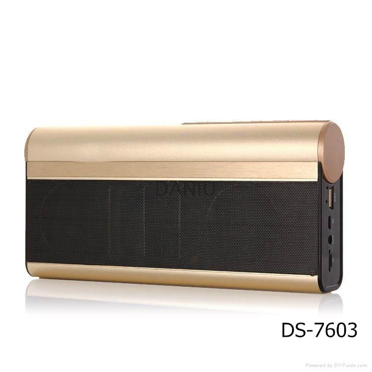 Bluetooth Speaker with matel case Wireless Subwoofer Loudspeakers louds spk 2