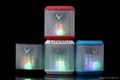 Bluetooth Speaker with LED Light Stereo Wireless Music Player Car Computer Speak 3