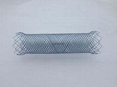 Nitinol metallic uncovered duodenal stent with two ball ends