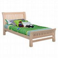 Original wood color themed kids pine bedroom