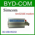 3g simcom usb+rs232 工业modem 短信猫 单口