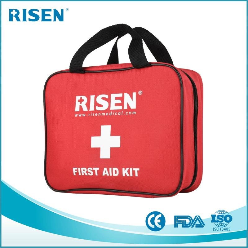 Hot selling portable travel medical bag auto first aid kit