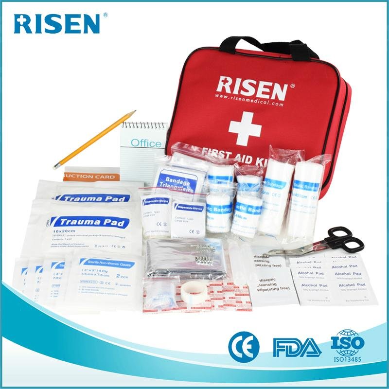 Hot selling portable travel medical bag auto first aid kit 2