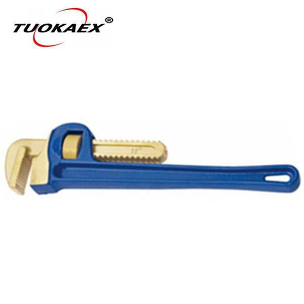 High quality Non sparking pipe wrench aluminum bronze alloy pipe wrench 2