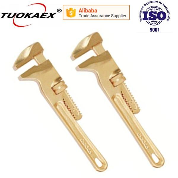 High quality Non sparking pipe wrench aluminum bronze alloy pipe wrench 4
