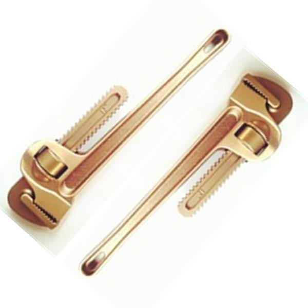 High quality Non sparking pipe wrench aluminum bronze alloy pipe wrench 5