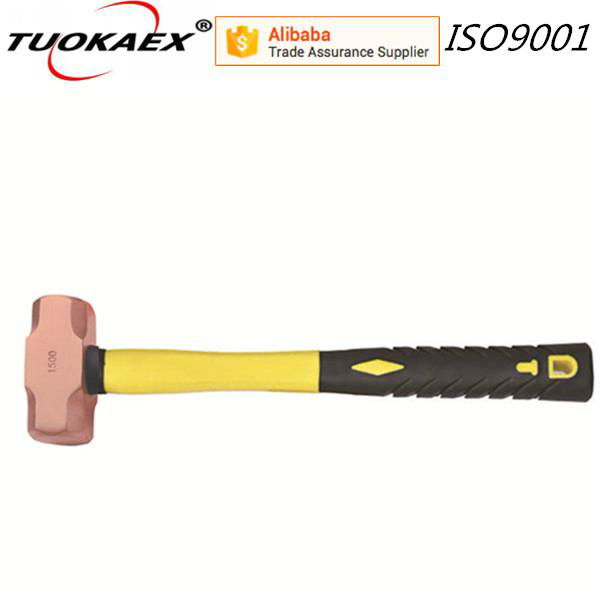  Copper sledge hammer with plastic handle 2