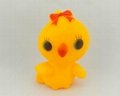 Soft Stress Plastic PU inflatable water ducks Kids Toy China Factory  2