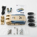 WAFU Wireless Smart Stealth Remote Electronic Lock with 4 Remote Keys