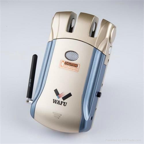 WAFU Keyless Invisible Remote Control Lock The Best Anti-theft Lock with 4 Keys