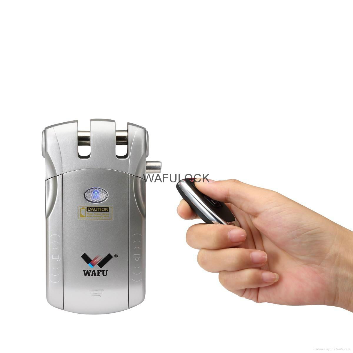 WAFU Wireless Remote Control Lock Invisible Remote Lock with 4 Keys 4