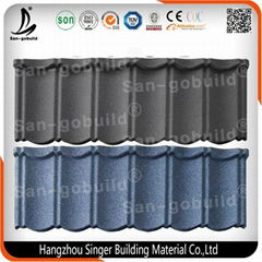 1340*420mm Size Galvanized Steel Metal Bent Tiles Type Roof Insulation