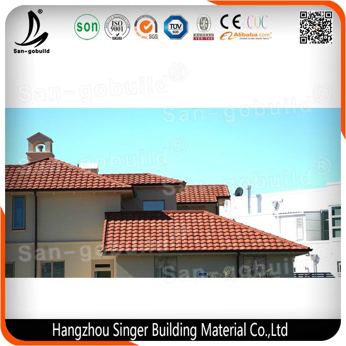 1340*420mm Size Galvanized Steel Metal Bent Tiles Type Roof Insulation 3