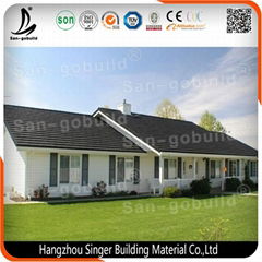 Roofing Building Material Bent Types Lowest Colorful Stone Coated Roof Tiles