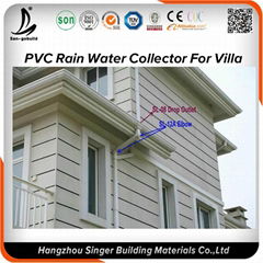 Other Building Materials Roof Drainage System PVC Gutter and Downpipe