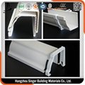 Construction Material Hot Sale 5.2 inch K-style Plastic Rain Gutter and Downspou 2