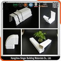 Construction Material Hot Sale 5.2 inch K-style Plastic Rain Gutter and Downspou 3