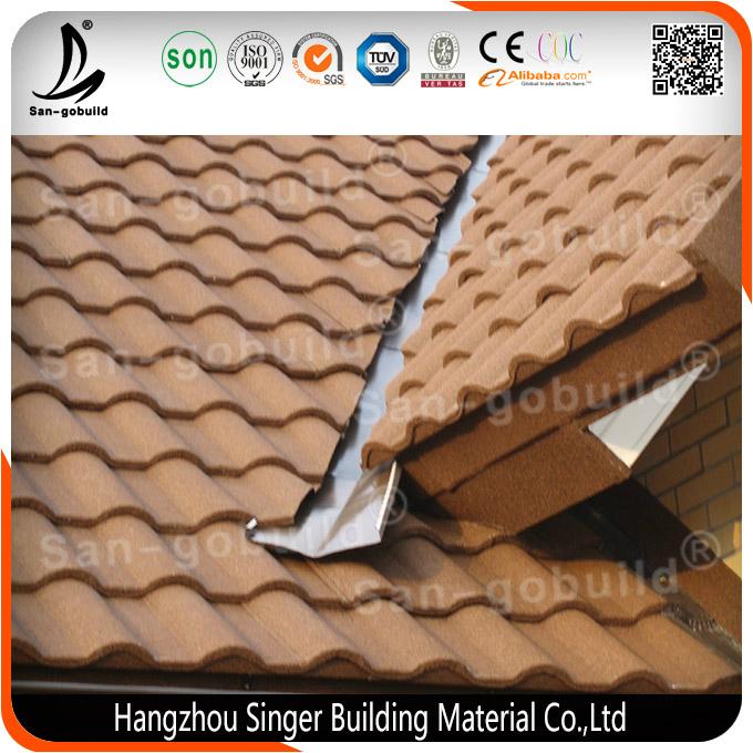 Africa Cheap 0.4mm Stone Coated Roofing Sheet, Good Quality Metal Roof Tiles 3