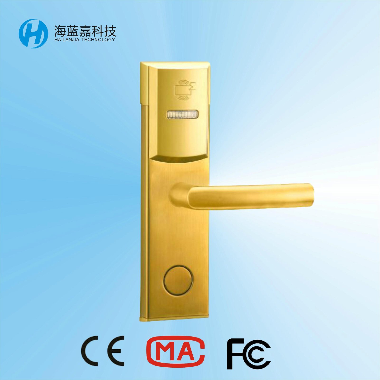 USB RF key card hotel lock encoder 5 latch lock 2
