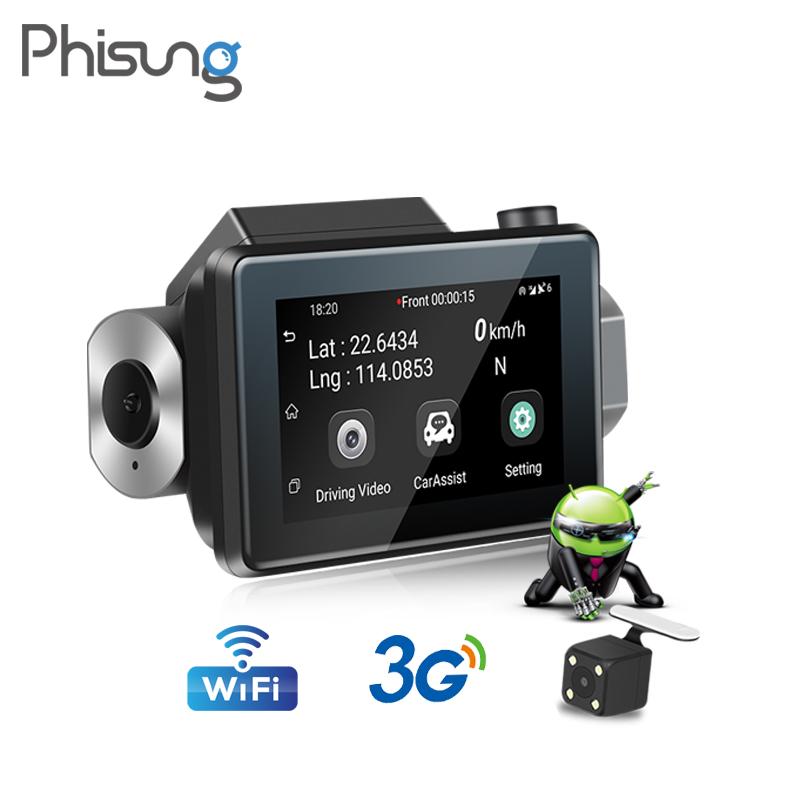 3G mini dash camera Remote monitor WIFI dual cams HD1080P recording car