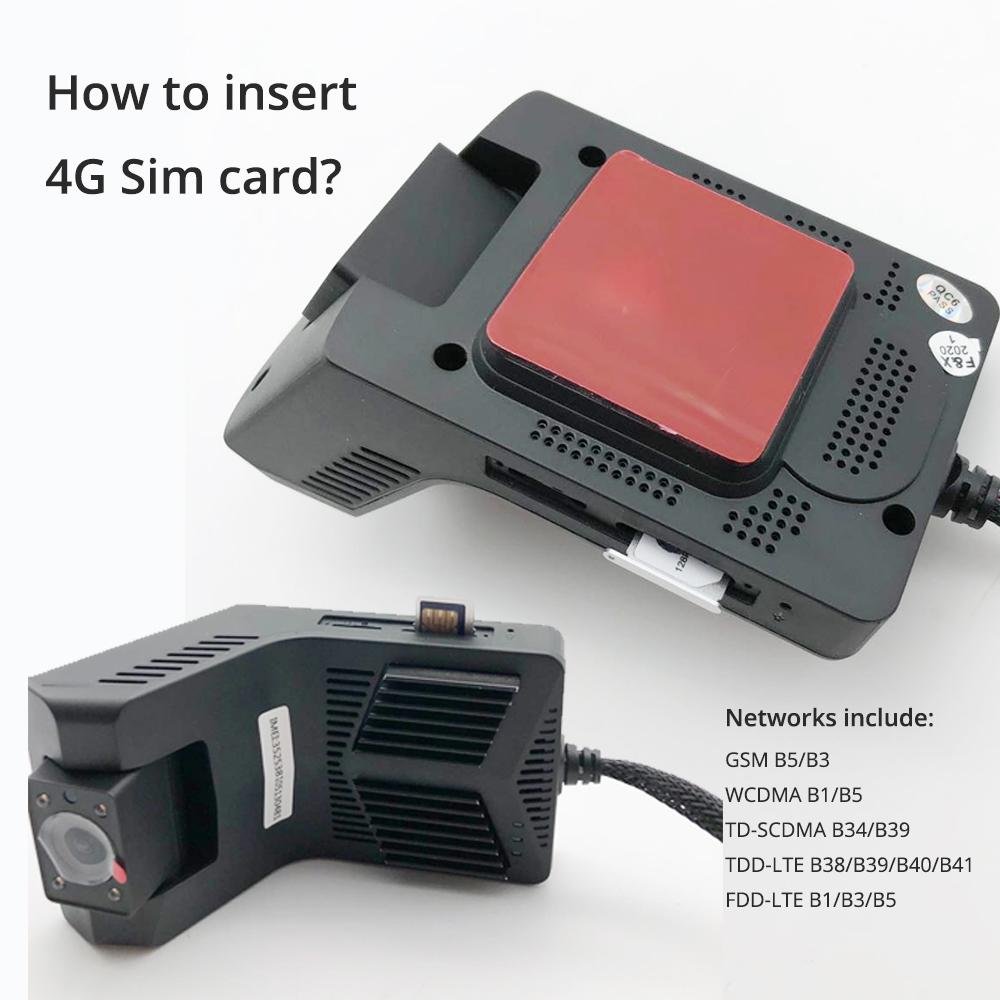 Phisung T2 4G car dvr camera dash cam auto video recorder WiFi GPS Front& inner  4