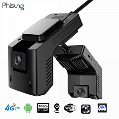 Phisung T2 4G car dvr camera dash cam auto video recorder WiFi GPS Front& inner