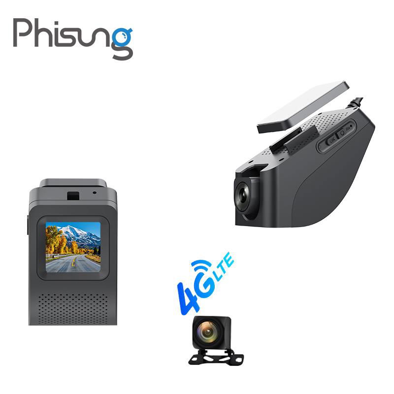 Phisung K19 4G dash camera for fleet management GPS tracking WIFI dual lens HD10