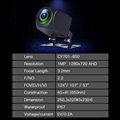 Phisung K10 3in dual lens GPS dash camera night vision function  3