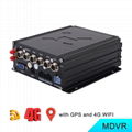 4 cams 4G WIFI GPS MDVR for the vehicle