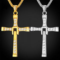 2016 Fashion Solid Polished Cross