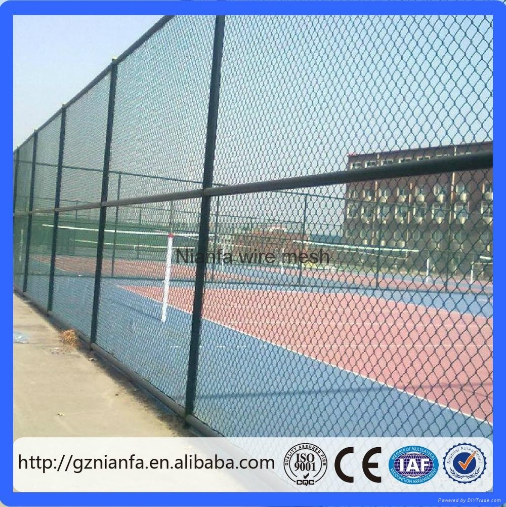 Guangzhou Factory supply 6 ft chain link tennis court fence(Guangzhou Fact 5