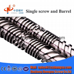 extruder conical twin screw barrel