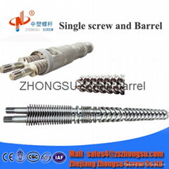 PVC conical screw barrel 