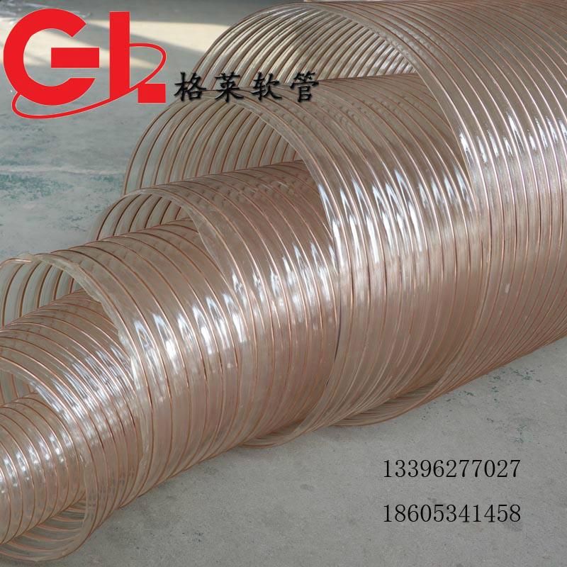 格莱塑胶65mm*0.6mmpu钢丝伸缩管汽车束线清扫车专用 5