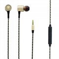 Deep Bass Metal Earphones Colored Brand Name New Model Headphones 1