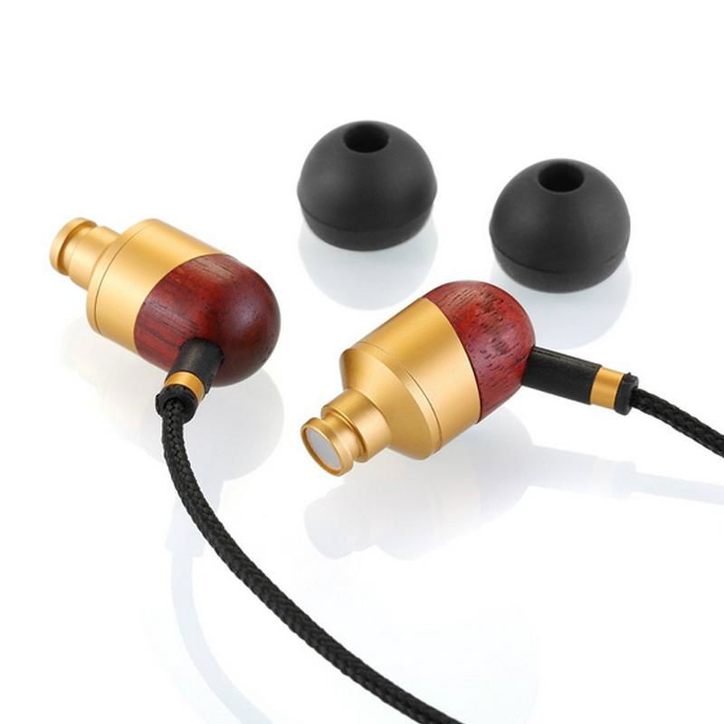 2015 new fashion wooden earphone high quality roun cable in ear couple stylish  3