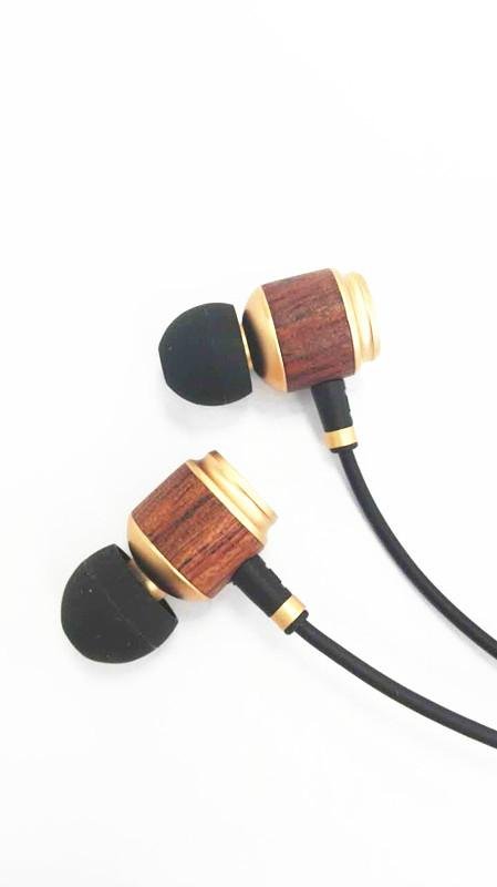 Super sound magic wood bamboo earphone headphone 2