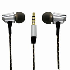 2016 High Quality Metal Earphone With Mic Sound Stereo IN-Ear Wired Earphones