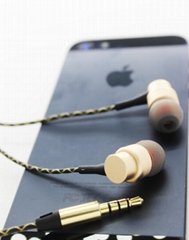 Branded earphone headphone with mic for