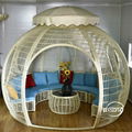 outdoor furniture garden PE rattan gazebo  1