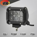 Hot Sell High Quality 3W Dual Row 4D Lens 4inch 18watt LED Light Bar for Offroad