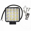 High quality 5inch 12v 48w IP67 waterproof led work light for offroad trucks 2