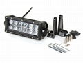 EK High intensity Automotive Dual row 7inch 36w 12v 24v DC led light bar 3