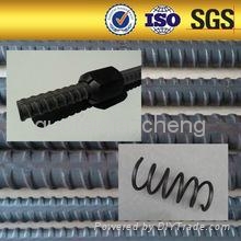 Screw thread steel bar