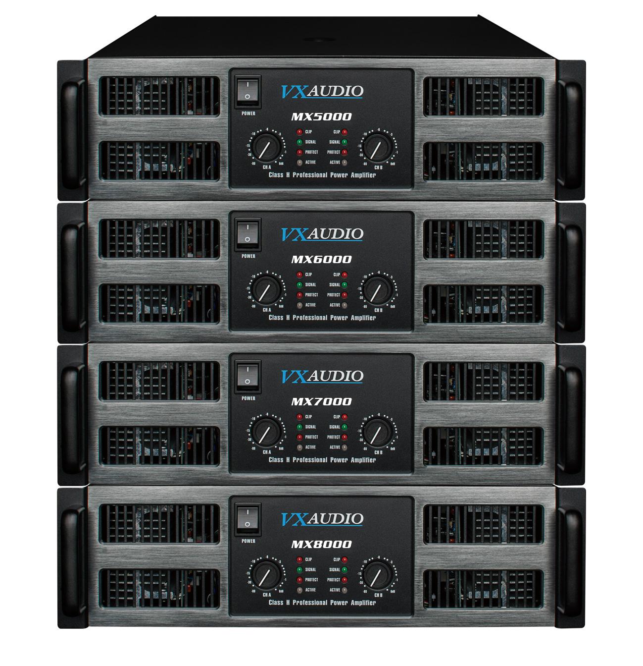 3U audio system of Professional Power Amplifier MX 7000 VX (China