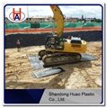 UHMWPE engineering plastic ground protection mat with high impact resistance  5