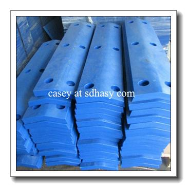 colored UHMWPE plastic marine fender face pad with virgin material 